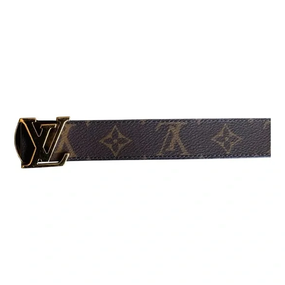 Authentic Louis Vuitton Initialed 30 MM. Reversible Belt. Size 85 - Picture 7 of 9